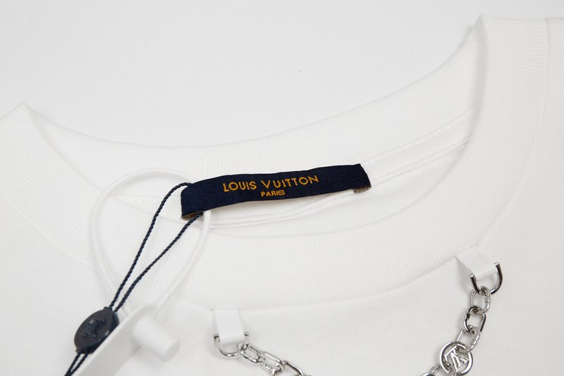 Футболка Louis Vuitton With Optional Accessory "White" фото № 5