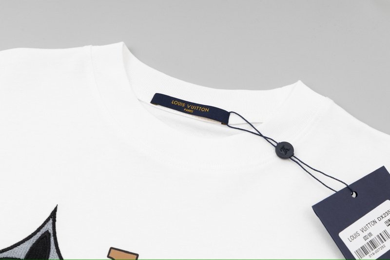 Футболка Louis Vuitton Triplet - Logo "White" фото № 2