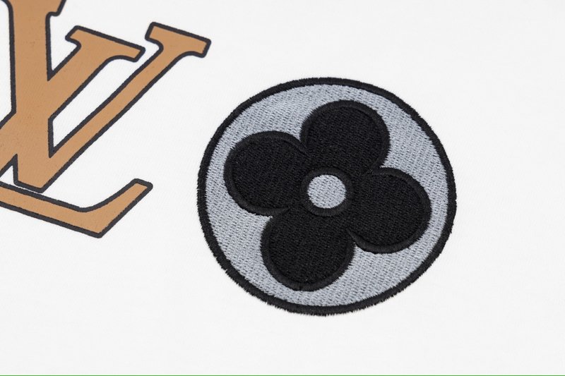 Футболка Louis Vuitton Triplet - Logo "White" фото № 9