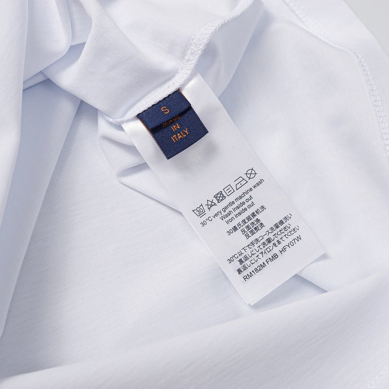 Футболка Louis Vuitton With Beautiful Logo - Cotton "White" фото № 4