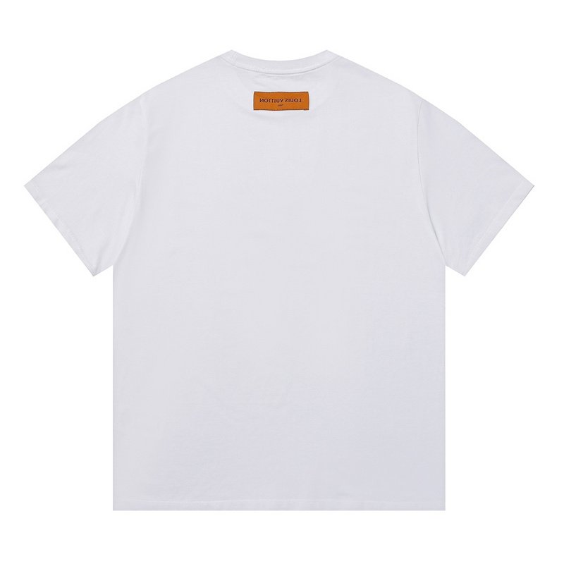 Футболка Louis Vuitton With Beautiful Logo - Cotton "White" фото № 5