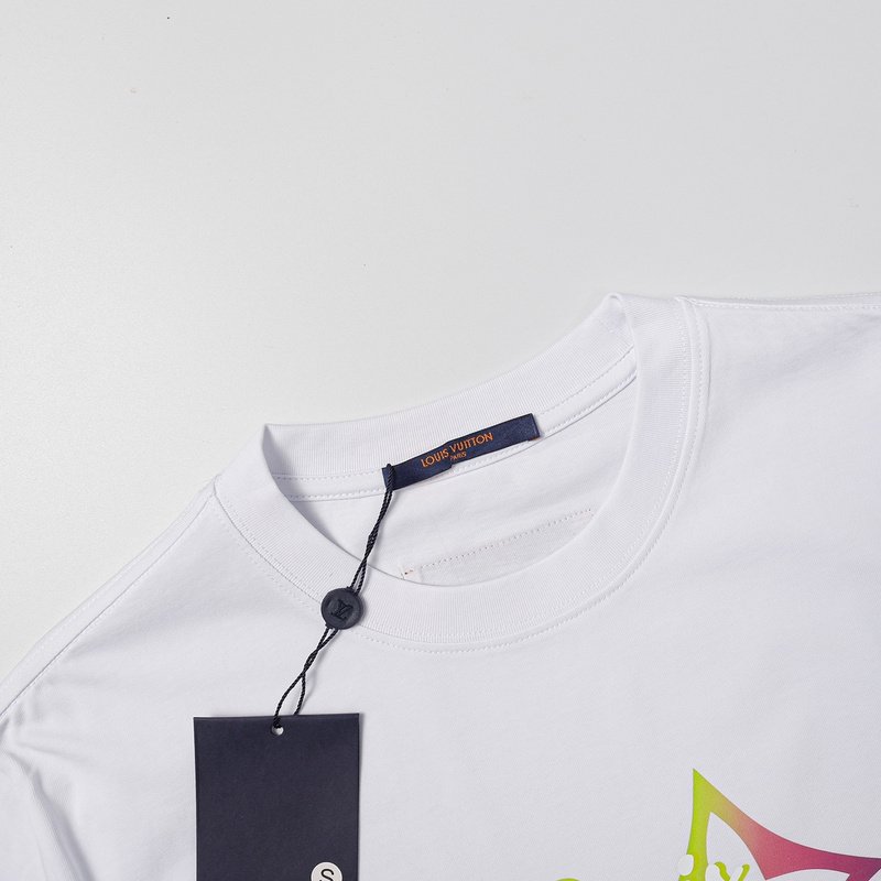 Футболка Louis Vuitton With Beautiful Logo - Cotton "White" фото № 7