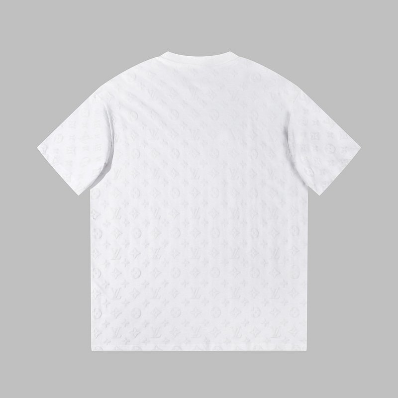 Футболка Louis Vuitton Print With Emblems "White" фото № 8