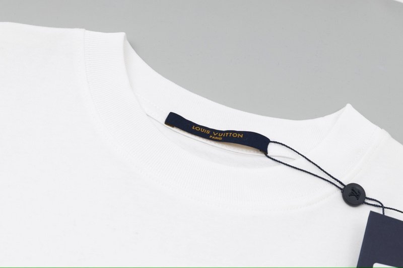 Футболка Louis Vuitton With Bright Print And Logo "White" фото № 4
