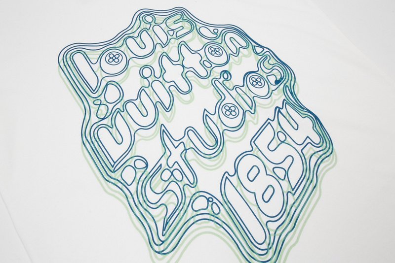 Футболка Louis Vuitton Layered Logo "White" фото № 4