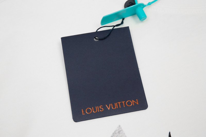 Футболка Louis Vuitton Print - Birds On Ribbon "White" фото № 7