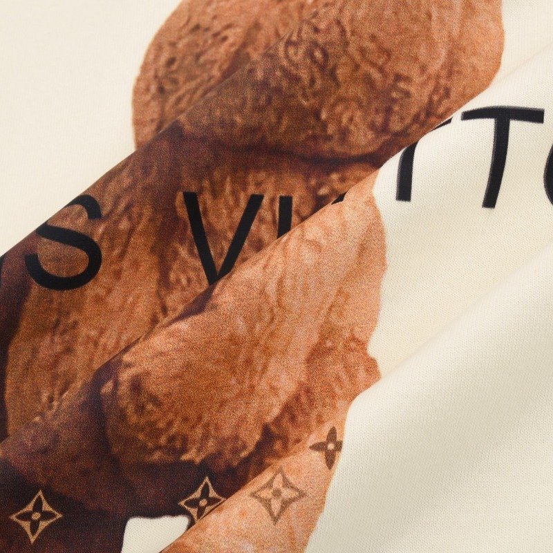 Футболка Louis Vuitton Print - Teddy Bear "Cream" фото № 5