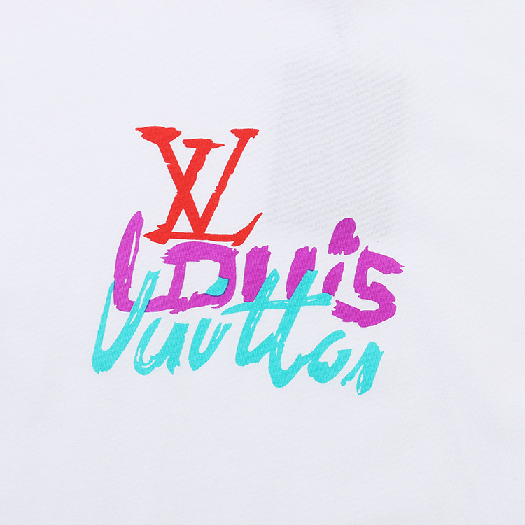 Футболка Louis Vuitton Logo And Inscription "White" фото № 6