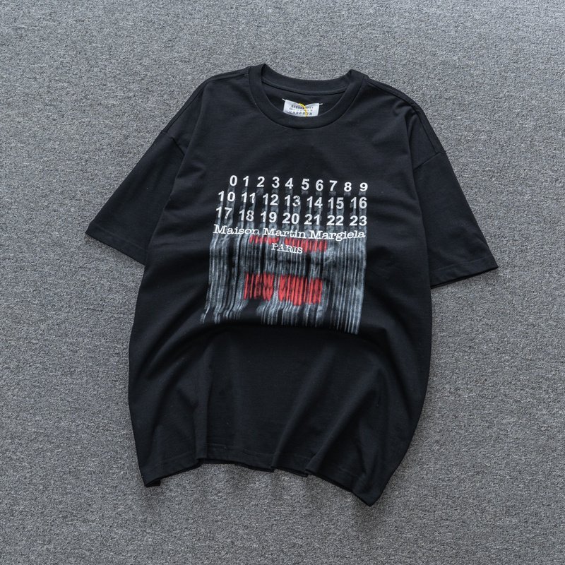 Футболка Maison Margiela Numbers "Black" фото № 2