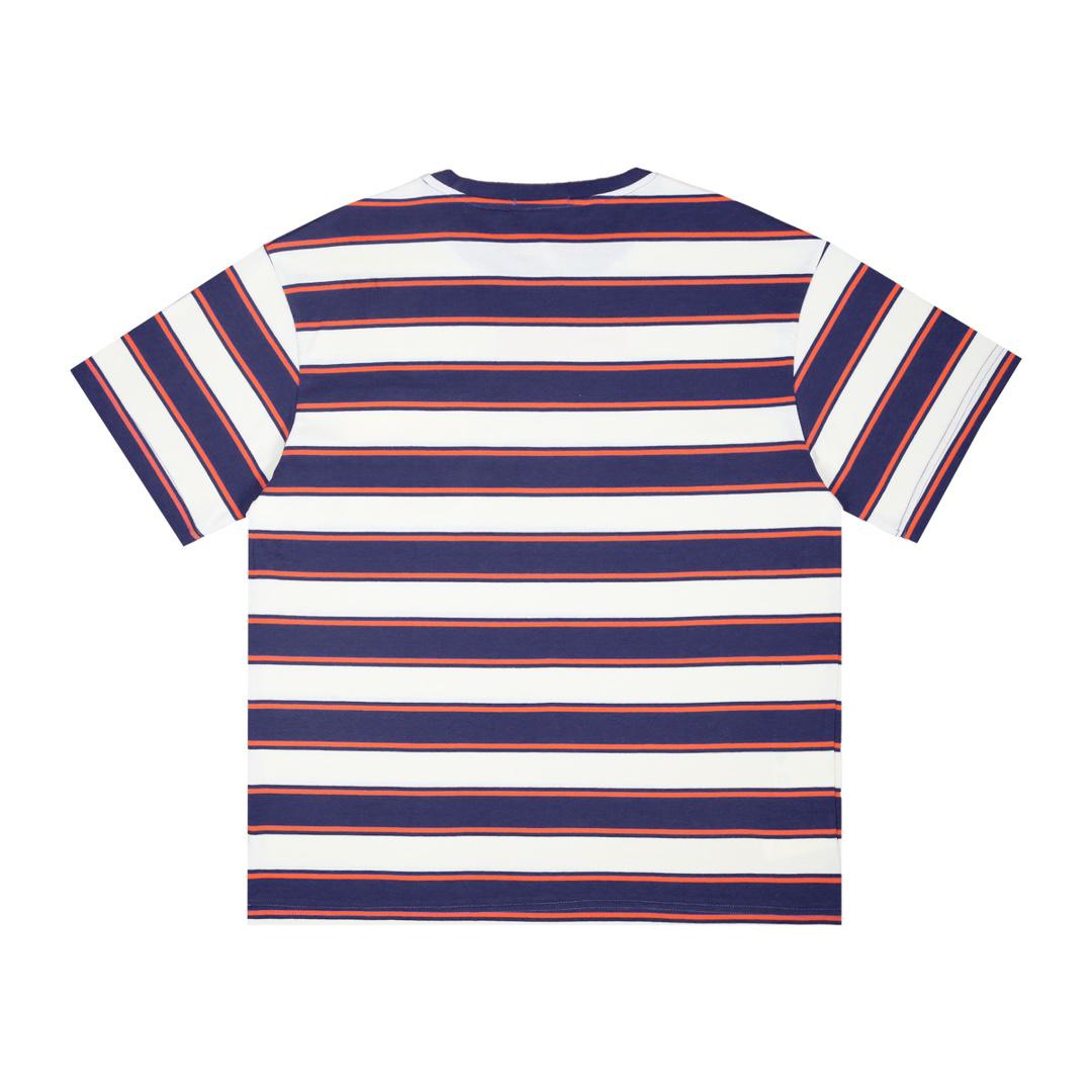 Футболка Miu Miu Horizontal Stripes "Blue" фото № 2