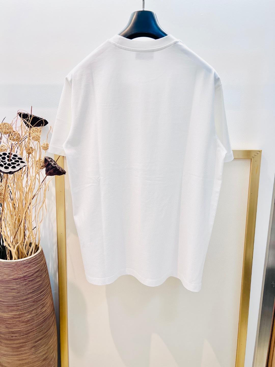 Футболка Miu Miu Frontside Contrast Color Logotype Miu Miu "White" фото № 4