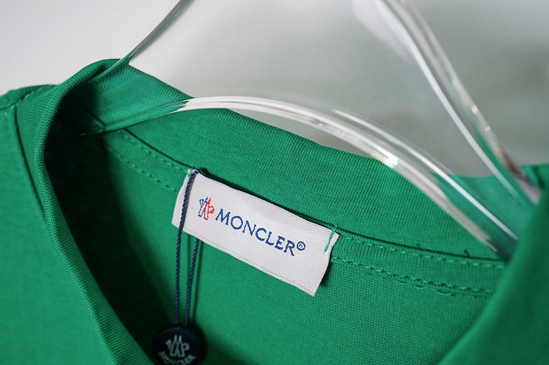 Футболка Moncler Logo Of Different Colors "Green" фото № 3