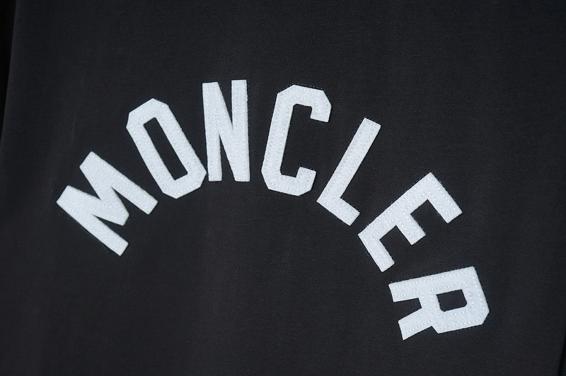 Футболка Moncler Arch Inscription "Black" фото № 4