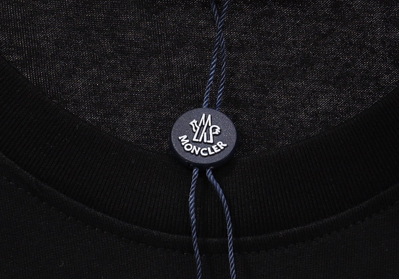 Футболка Moncler Large Text "Black" фото № 3