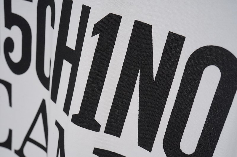 Футболка Moschino Front Inscription Mo5ch1no Jeans "White" фото № 4