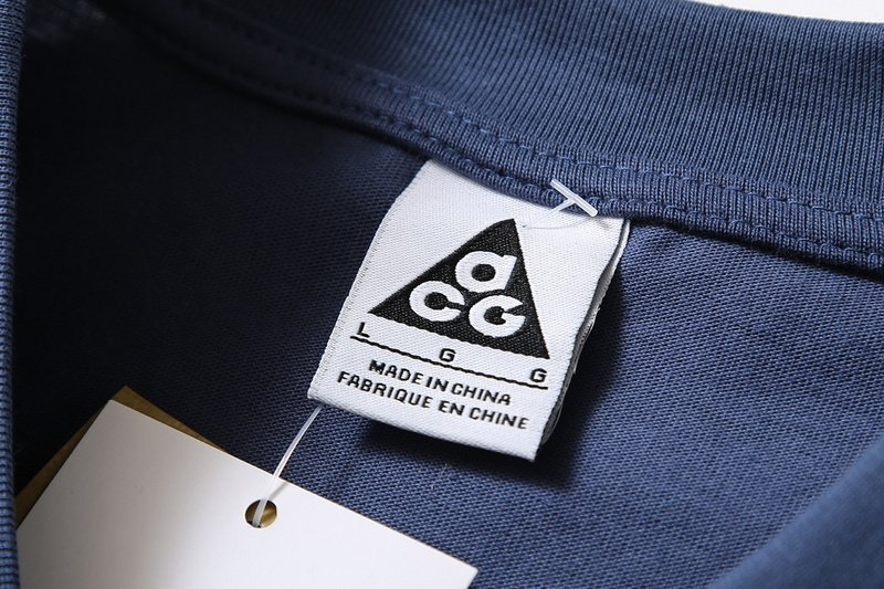 Футболка Nike With A Triangular Logo "Blue" фото № 3