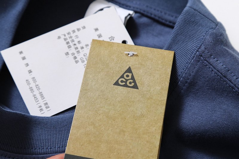 Футболка Nike With A Triangular Logo "Blue" фото № 9