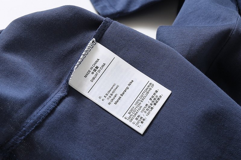 Футболка Nike With A Triangular Logo "Blue" фото № 6