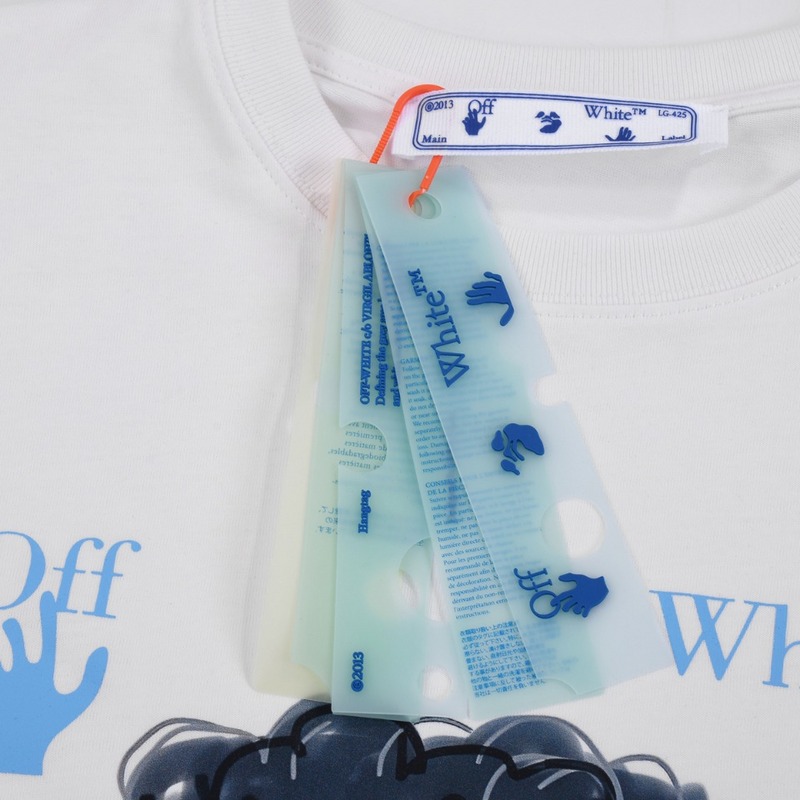 Футболка Off White Sad Robot "White" фото № 3