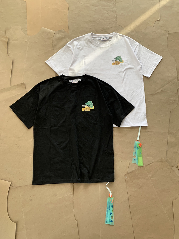 Футболка Off White With Drawings Of Paints "Black" фото № 6