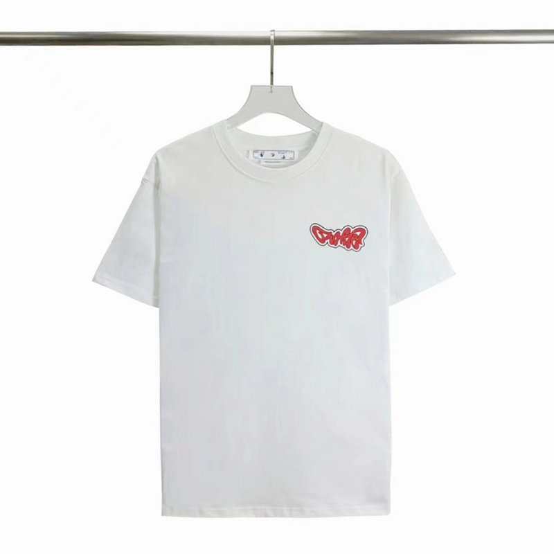 Футболка Off White Alien Design "White" фото № 6