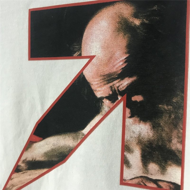 Футболка Off White Thinker "White" фото № 6