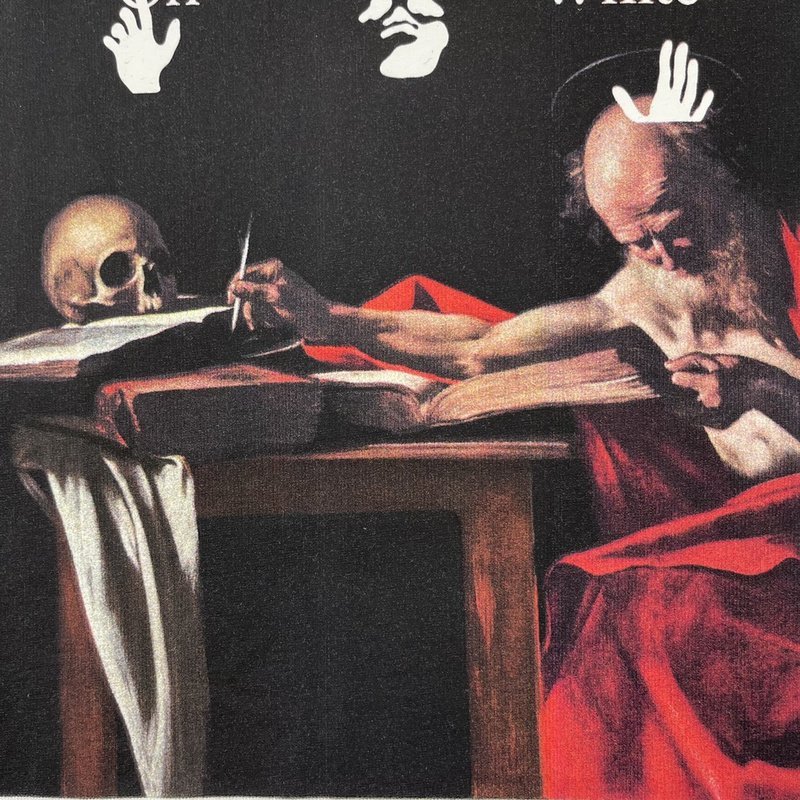 Футболка Off White Thinker "White" фото № 7