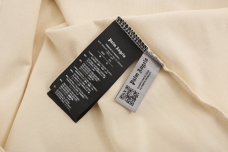 Футболка Palm Angels Miami Text "Cream" фото № 4