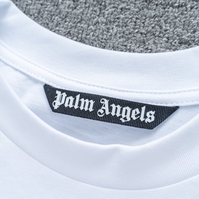 Футболка Palm Angels In My Heart "White/Violet" фото № 5