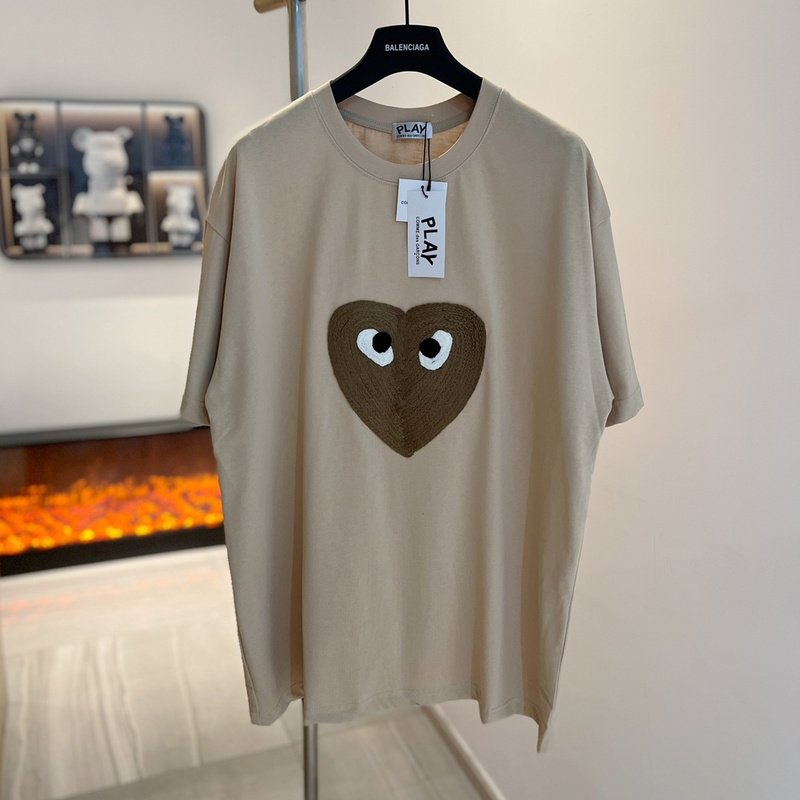 Футболка Play Sighted Heart "Brown" фото № 2