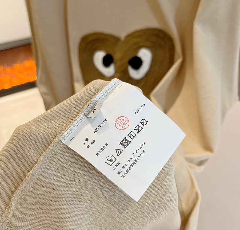 Футболка Play Sighted Heart "Brown" фото № 5