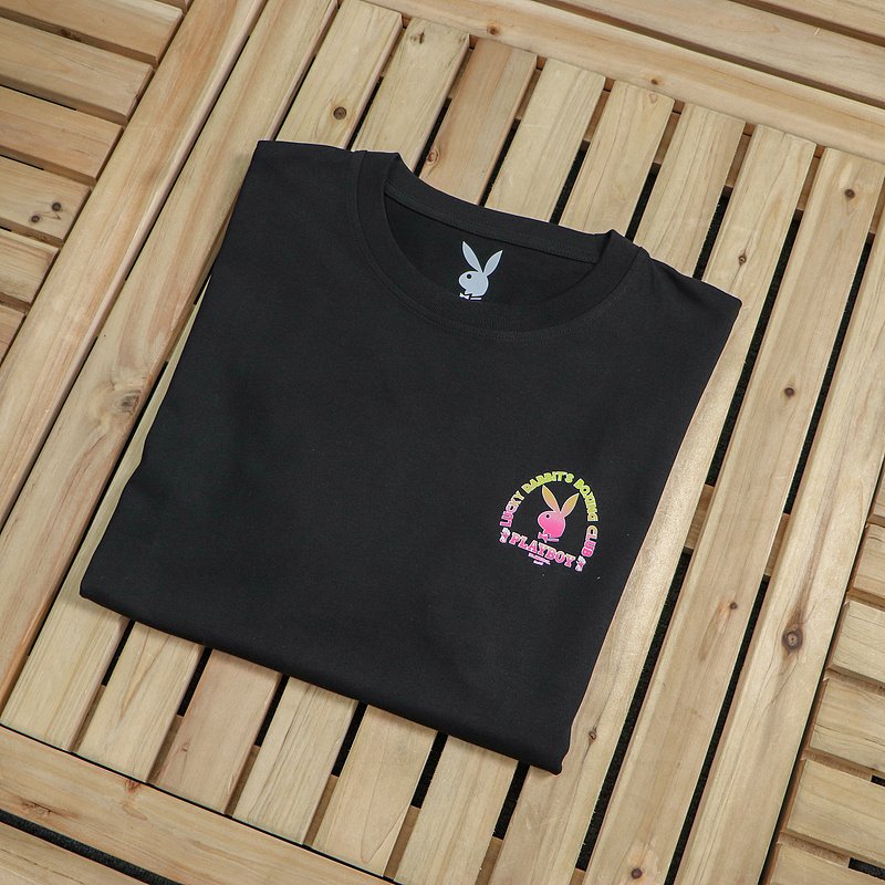 Футболка Playboy Big Back Logo With Inscription "Black" фото № 7