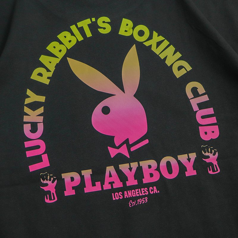 Футболка Playboy Big Back Logo With Inscription "Black" фото № 6