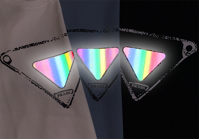 Футболка Prada Glowing Rainbow "Blue" фото № 4