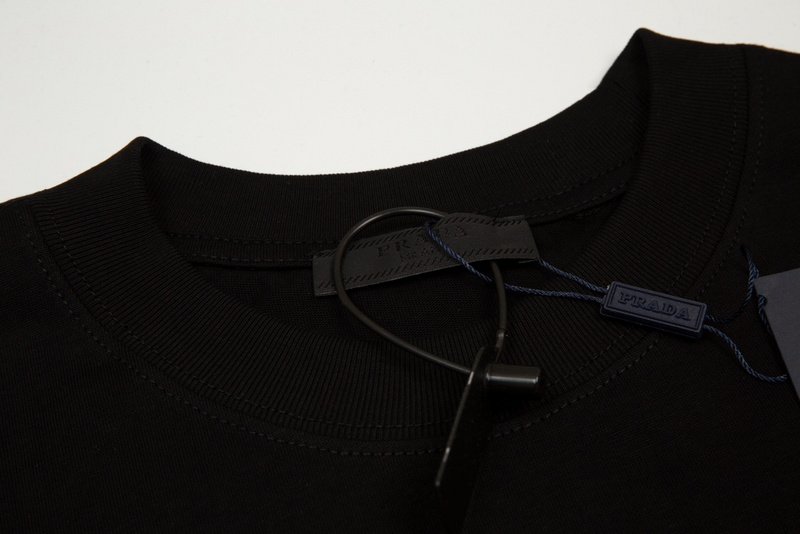 Футболка Prada With Basic Logo Print "Black" фото № 2