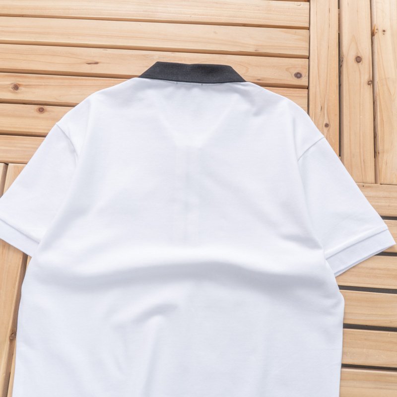 Поло Prada Decorated Collar And Zipper "White" фото № 7