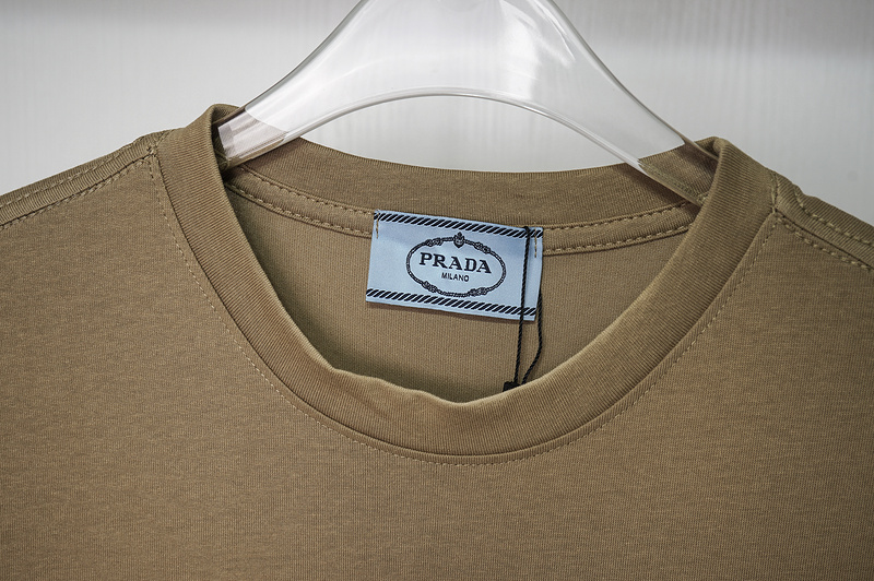 Футболка Prada Logo With An Arrow "Brown" фото № 3