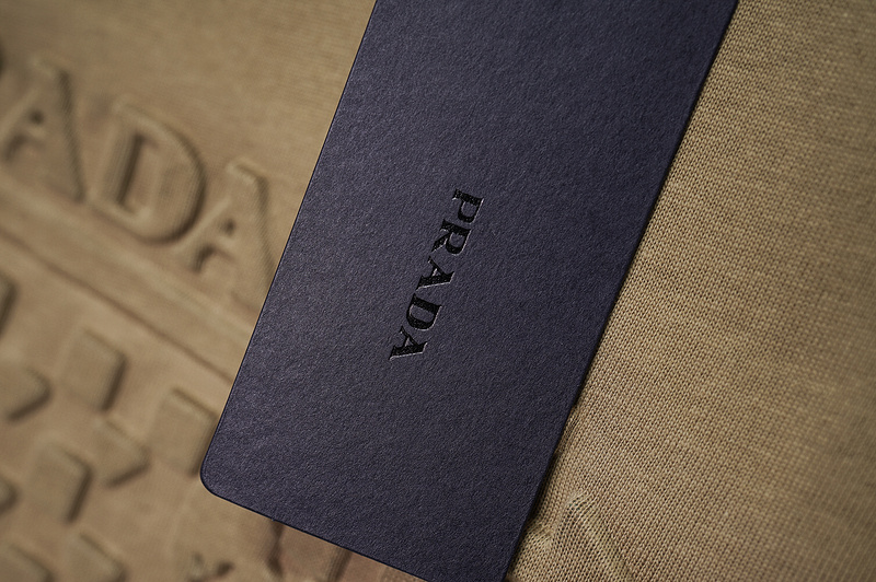 Футболка Prada Logo With An Arrow "Brown" фото № 4
