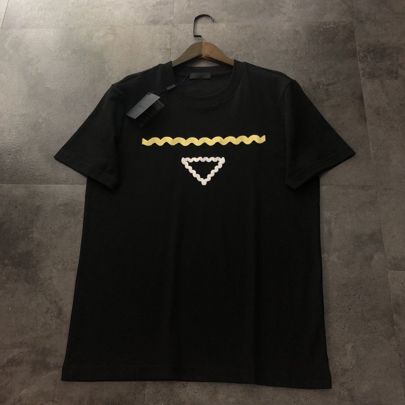 Футболка Prada Linked Logo "Black" фото № 4