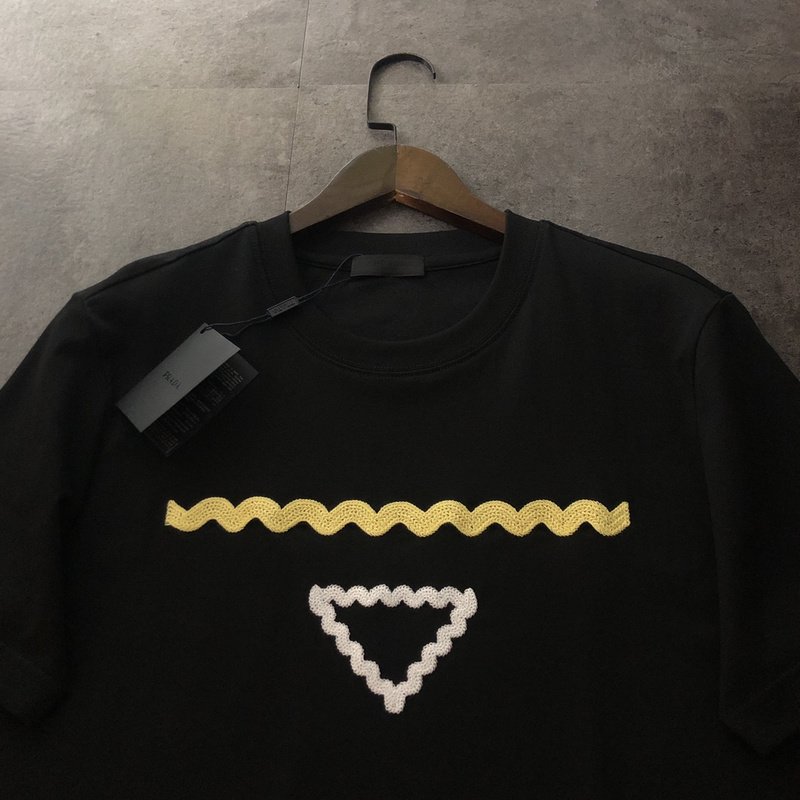 Футболка Prada Linked Logo "Black" фото № 6