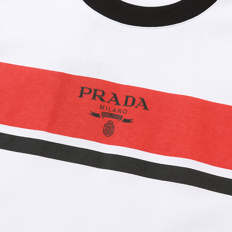 Футболка Prada Logo Milano 1913 "White" фото № 6