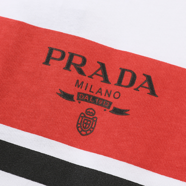 Футболка Prada Logo Milano 1913 "White" фото № 7