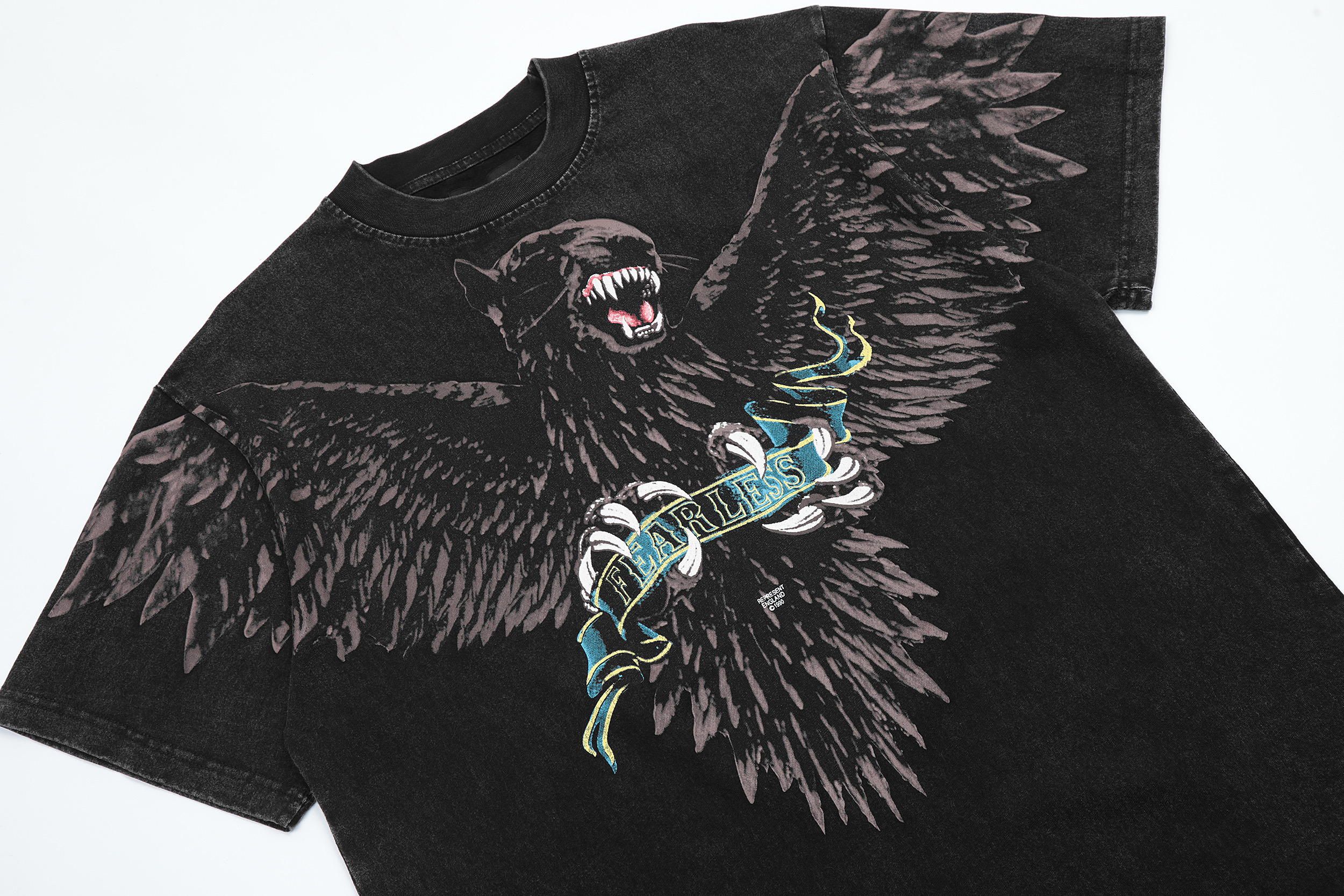 Футболка Represent Fearless Beagle "Black" фото № 6