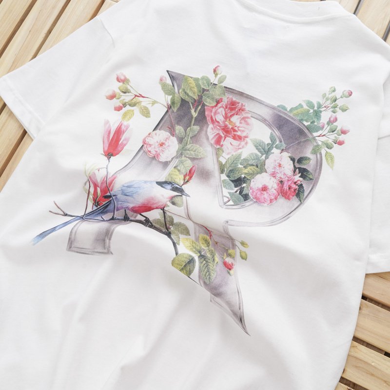 Футболка Represent Floral Print "White" фото № 3