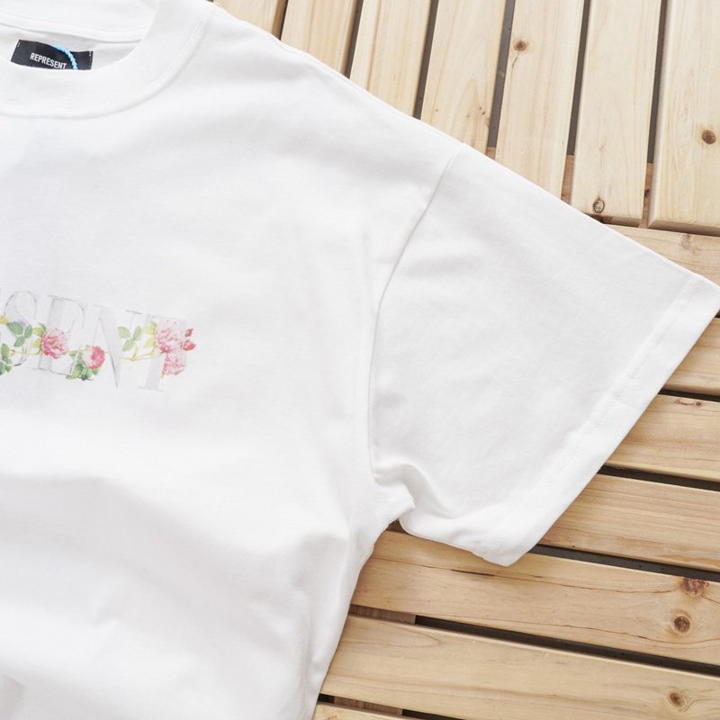 Футболка Represent Floral Print "White" фото № 6