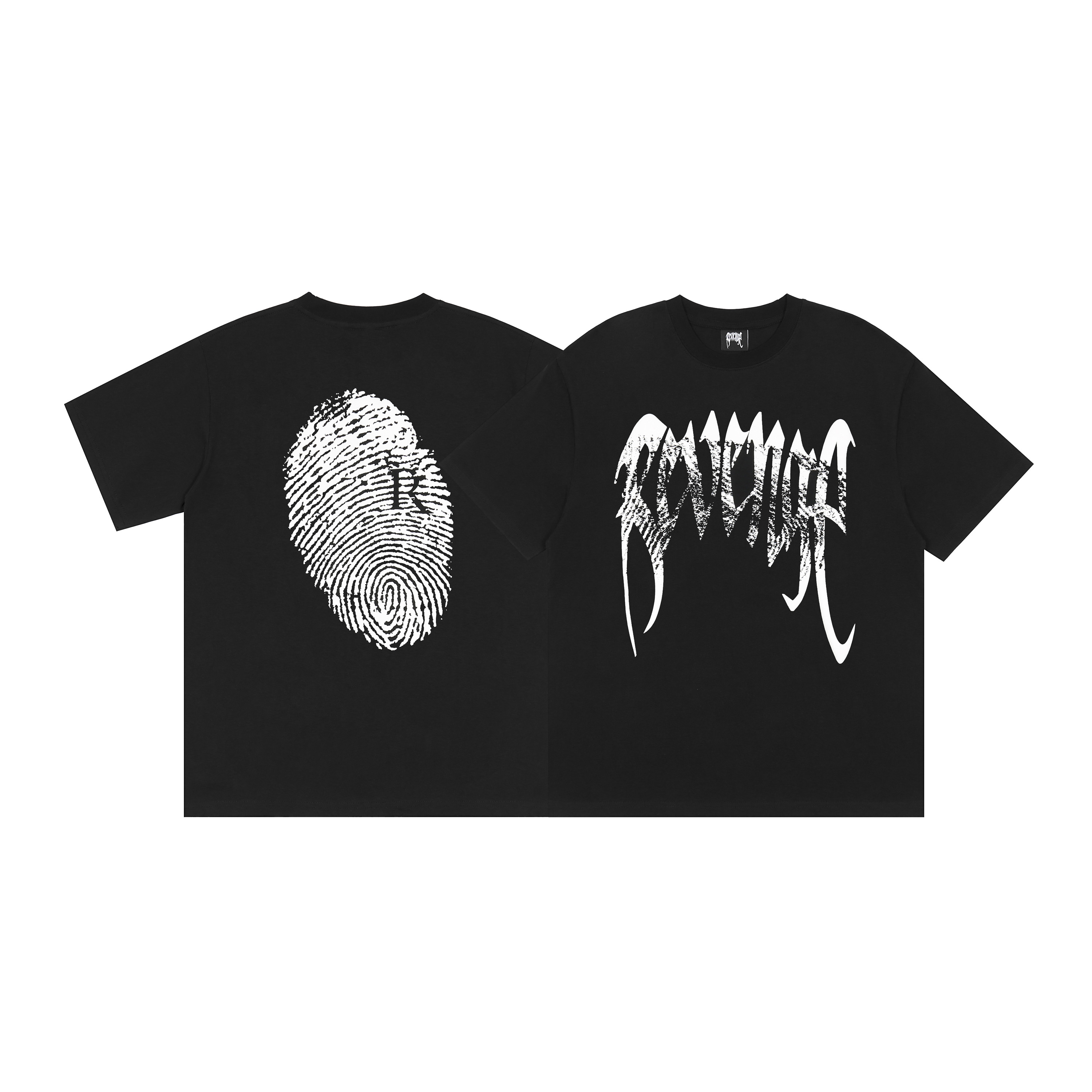 Футболка Revenge R-Fingerprint "Black" фото № 7