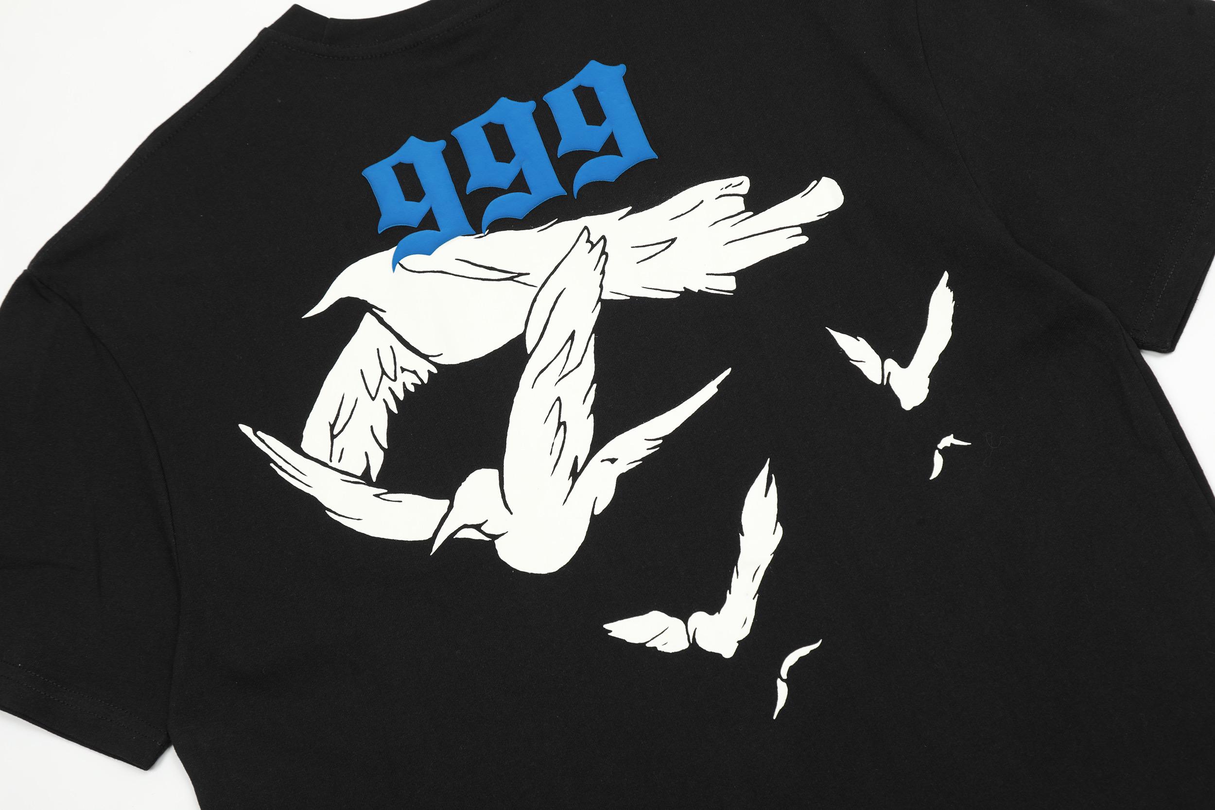 Футболка Revenge 999 Feathers Flying "Black" фото № 5