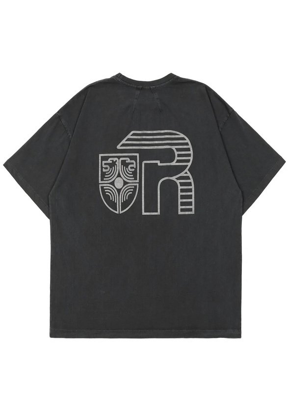 Футболка Rhude En Dieu Nous Croyons "Gray" фото № 2