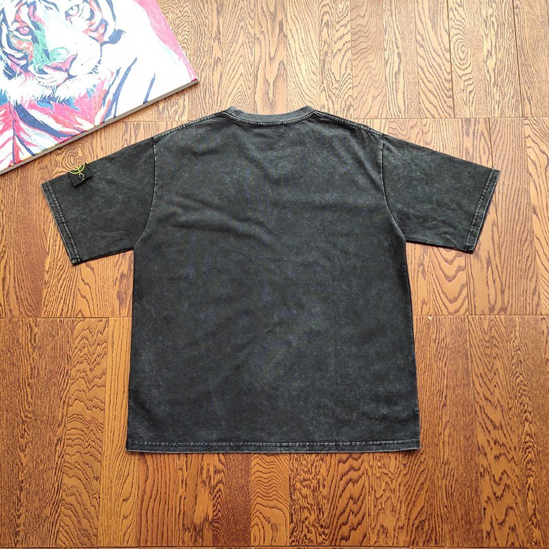 Футболка Stone Island Scuffed Style "Black" фото № 2