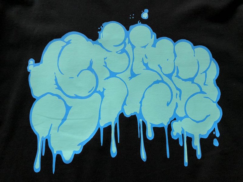 Футболка Stussy Spreading Blots "Black" фото № 6